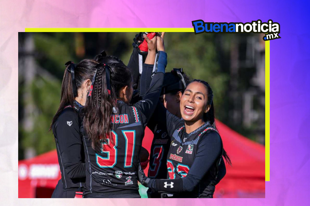 buena noticia, equipo femenil flag futball