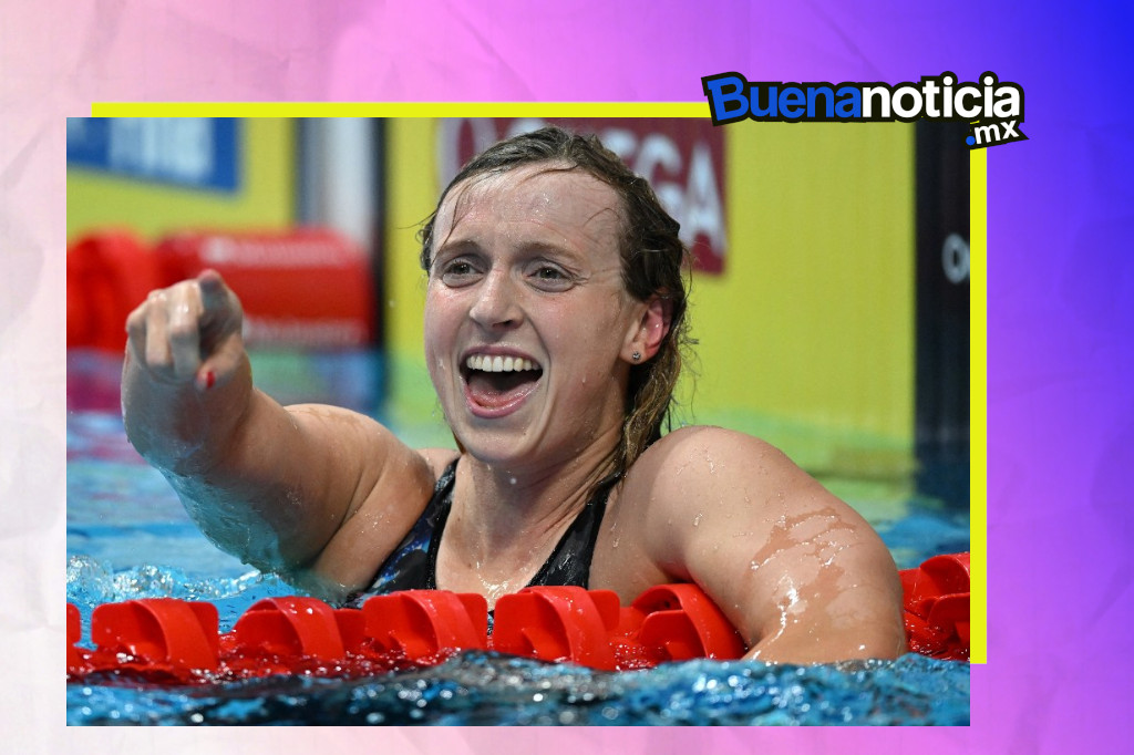 buena noticia mx nadadora Katie Ledecky oro paris 2024