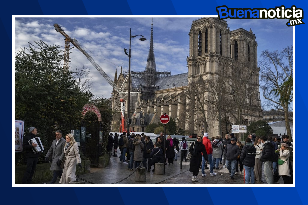 Después de 5 años, la catedral de Notre Dame reabrió sus puertas en un evento que contó con la presencia de líderes mundiales como Trump y Macron