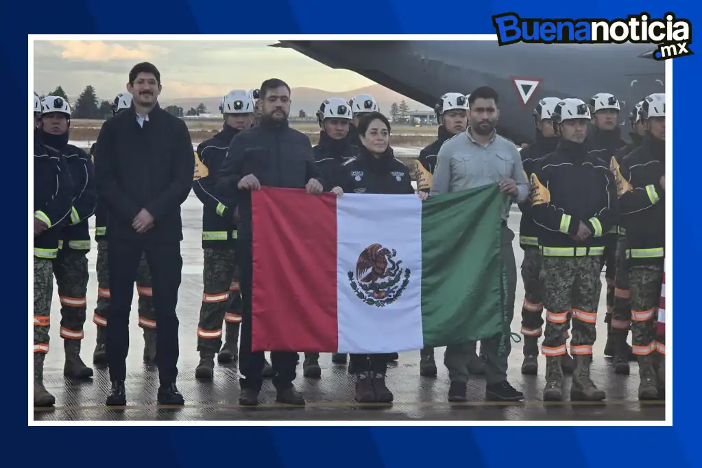 Un equipo de ayuda humanitaria de México viajó a Los Ángeles para colaborar en las labores de rescate por los incendios forestales