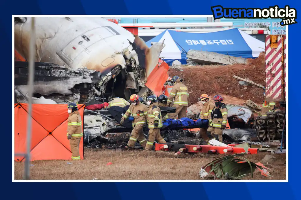 En redes sociales se ha hecho viral el video del momento exacto en el que se estrella el avión de Corea del Sur y que ha dejado al menos 129 muertos.