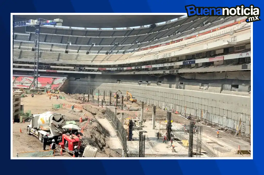 A exactamente un año del arranque del Mundial 2026, el Estadio Banorte —anteriormente conocido como Estadio Azteca— muestra avances significativos en su proceso de remodelación, con miras a recibir el partido inaugural el 11 de junio del próximo año.