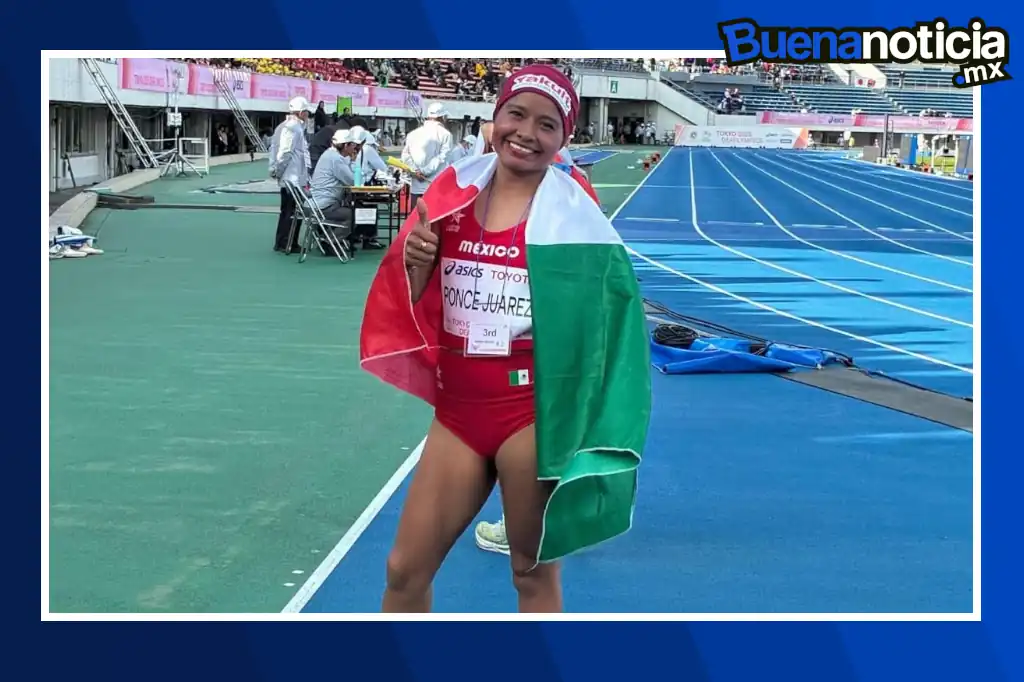 La fondista mexicana Lourdes Ponce Juárez hizo historia al conquistar la primera medalla de oro para México en los Juegos Sordolímpicos Tokio 2025, tras dominar la prueba de los 10 mil metros planos con un tiempo de 36:17.07 minutos.