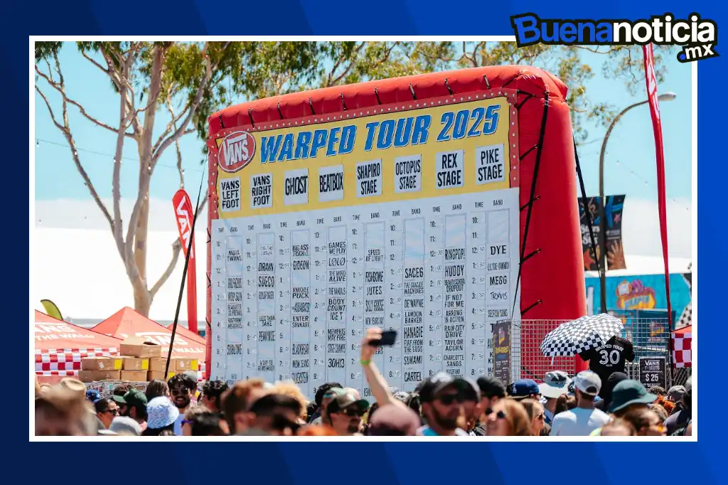 El icónico Vans Warped Tour, uno de los festivales más influyentes de la cultura skate y la música alternativa, ha confirmado oficialmente su regreso en 2026, y México figura entre sus sedes principales. 