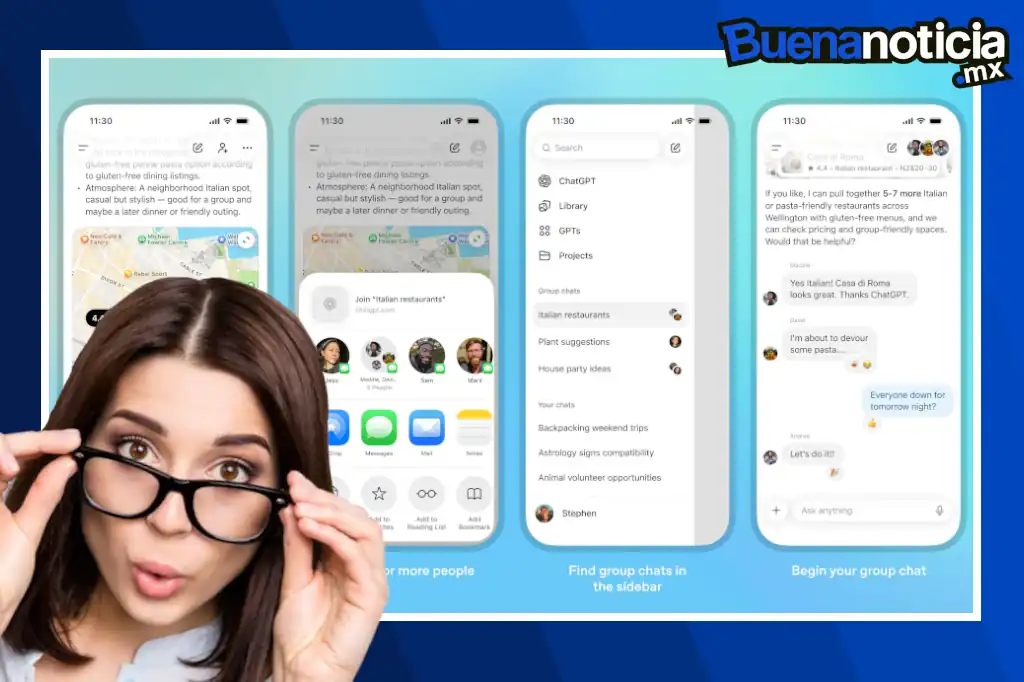 OpenAI ha lanzado una nueva función de ChatGPT que permite a los usuarios crear chats grupales, una herramienta diseñada para facilitar la colaboración entre amigos, familiares o equipos de trabajo.