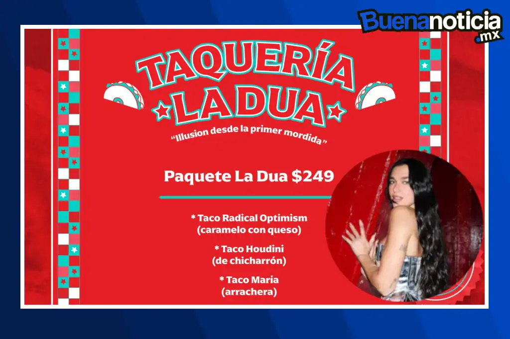 Dua Lipa sorprende a fans con una taquería exclusiva en la Ciudad de México.
