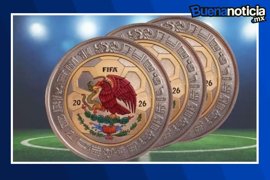 México prepara monedas conmemorativas del Mundial 2026 en oro, plata y versión bimetálica.