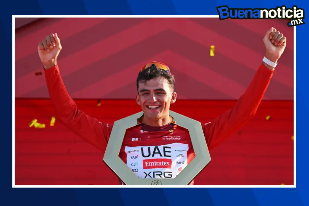 El ciclista mexicano Isaac del Toro firmó una actuación memorable al conquistar la clasificación general del UAE Tour 2026