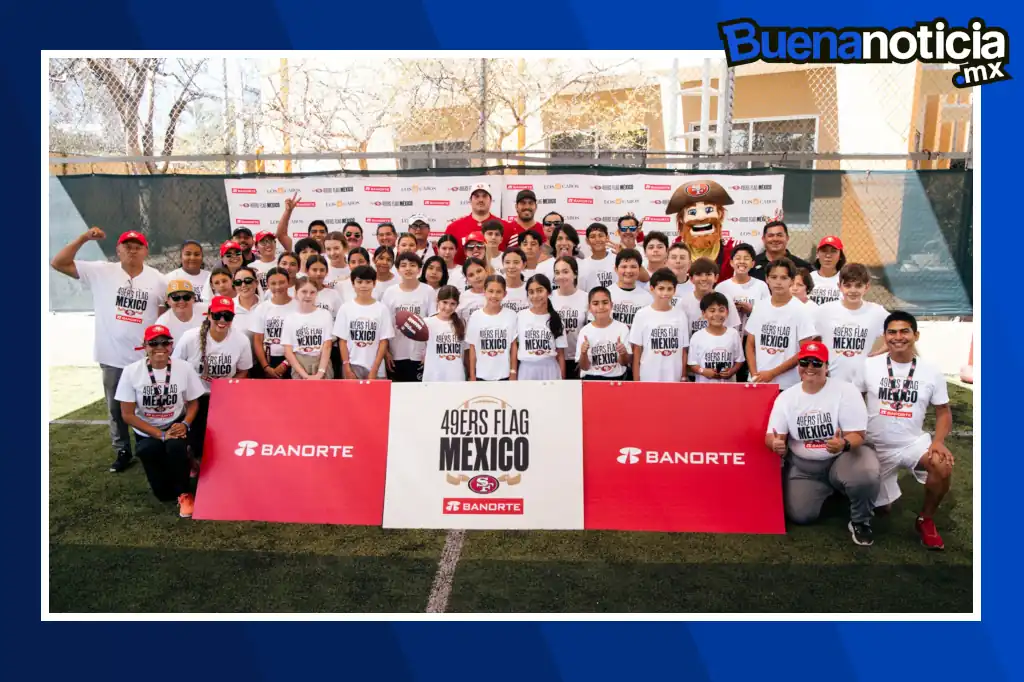 Buena noticia: Banorte y 49ers presentan iniciativa para expandir Flag Football en México