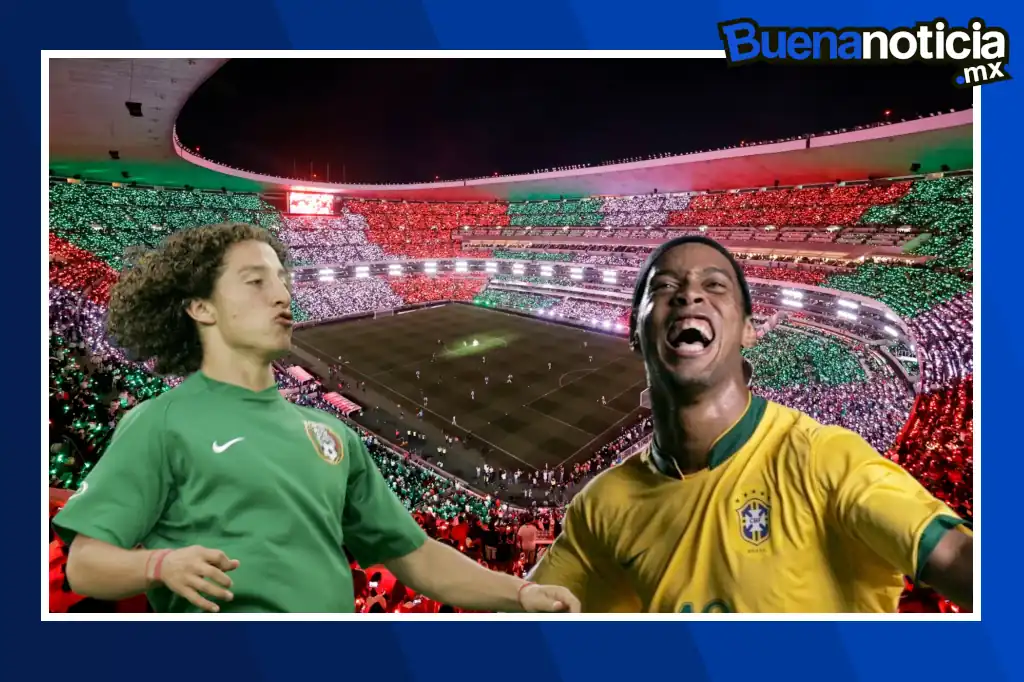 Leyendas de México y Brasil se citan en el Estadio Banorte para un duelo histórico