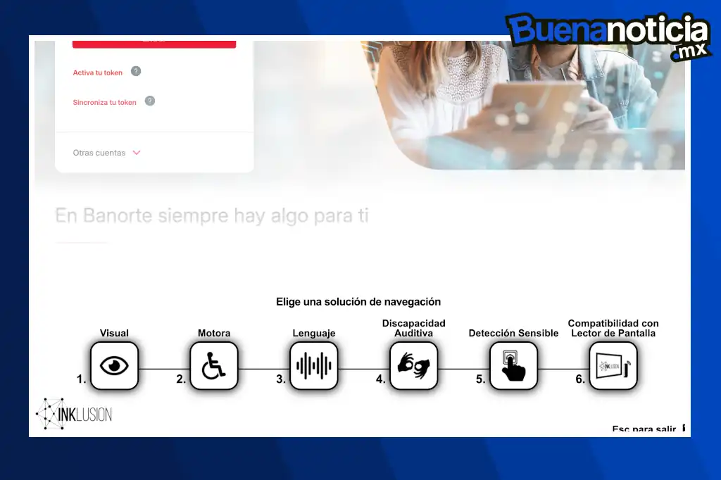 Buena noticia: Banorte lanza plataforma digital incluyente para facilitar el acceso a personas con discapacidad