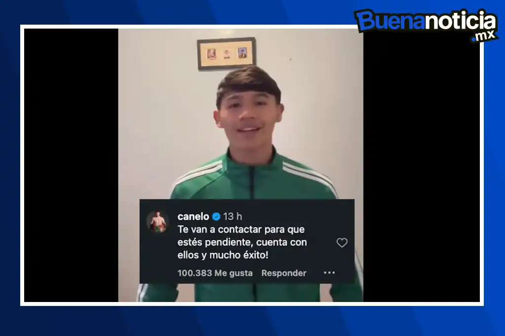 Buena noticia: Canelo Álvarez respalda a joven boxeador mexicano rumbo al Mundial Sub-19